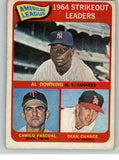 1965 Topps Baseball #011 A.L. Strike Out Leaders VG-EX 325111