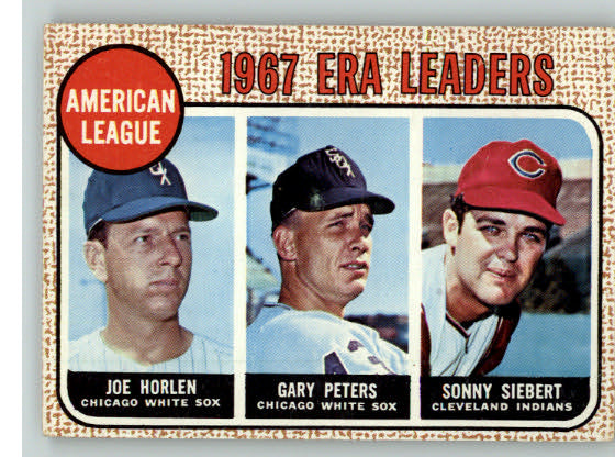 1968 Topps Baseball #008 A.L. ERA Leaders VG-EX 325114