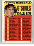 1969 Topps Baseball #504 Checklist 6 Brooks Robinson VG-EX 325156