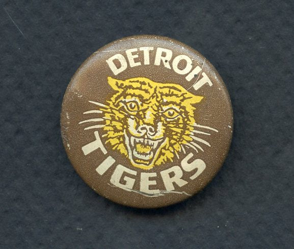 1950 American Nut & Chocolate Pins Detroit Tigers EX/EX-MT 327779