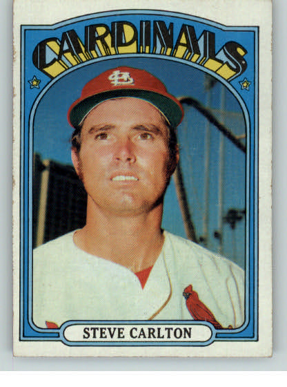 1972 Topps Baseball #420 Steve Carlton Cardinals EX 328312