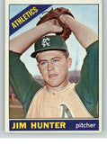 1966 Topps Baseball #036 Catfish Hunter A's EX-MT 328429