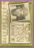 1971 Topps Baseball #020 Reggie Jackson A's VG-EX 328448
