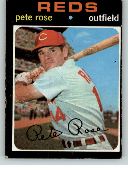 1971 Topps Baseball #100 Pete Rose Reds VG-EX 328869