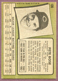 1971 Topps Baseball #100 Pete Rose Reds VG-EX 328869