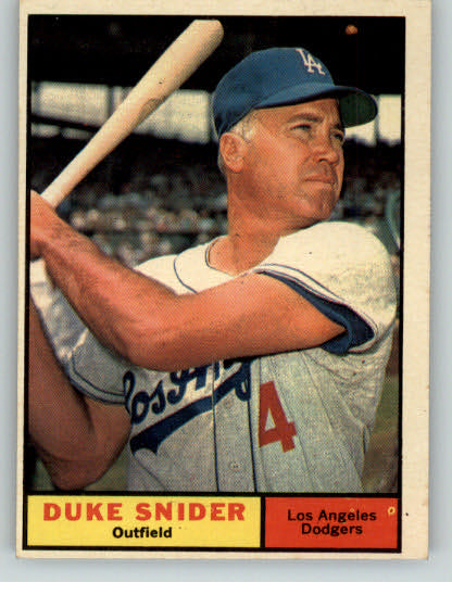 1961 Topps Baseball #443 Duke Snider Dodgers EX-MT 328920
