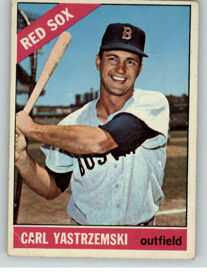 1966 Topps Baseball #070 Carl Yastrzemski Red Sox VG-EX 329020