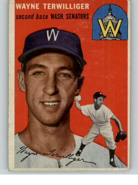 1954 Topps Baseball #073 Wayne Terwilliger Senators EX 330400