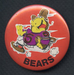 1972 Lisle NFL Character Buttons Chicago Bears EX-MT 333079