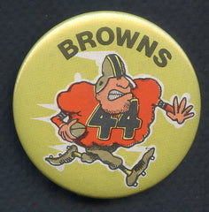 1972 Lisle NFL Character Buttons Cleveland Browns EX-MT 333081