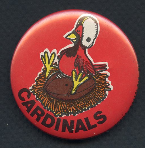 1972 Lisle NFL Character Buttons St. Louis Cardinals EX-MT 333092
