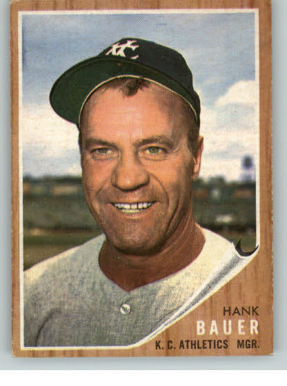 1962 Topps Baseball #463 Hank Bauer A's EX-MT 333427