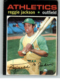 1971 Topps Baseball #020 Reggie Jackson A's VG-EX 334836