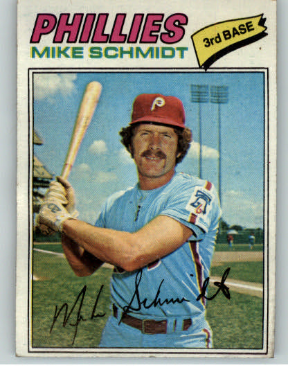 1977 Topps Baseball #140 Mike Schmidt Phillies EX 334868