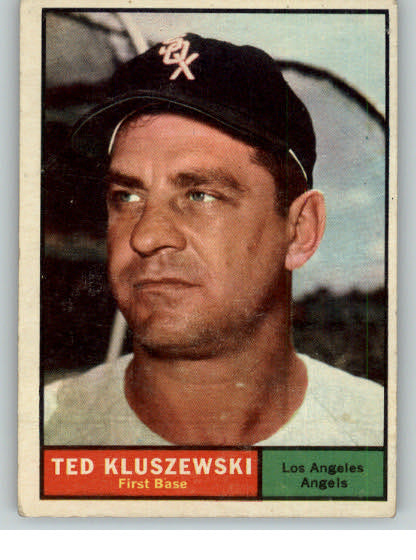 1961 Topps Baseball #065 Ted Kluszewski Angels EX 337646