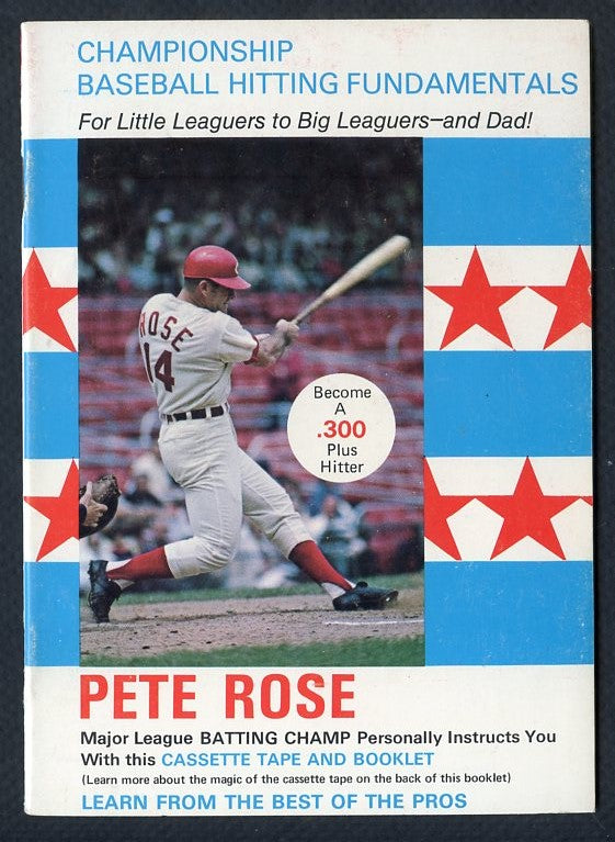 1970 Championship Baseball Hitting By Pete Rose EX-MT 338102