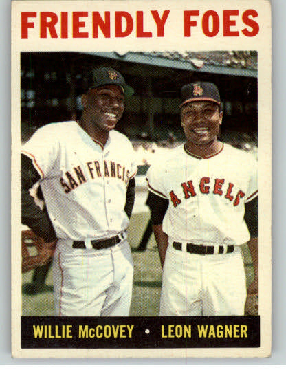 1964 Topps Baseball #041 Willie McCovey Leon Wagner EX-MT 338153