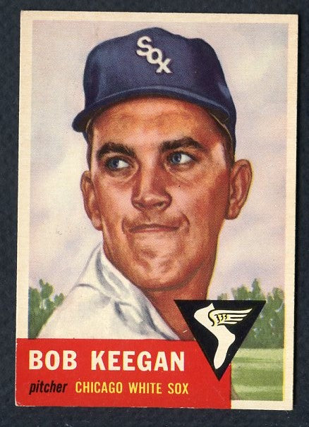1953 Topps Baseball #196 Bob Keegan White Sox NR-MT 338807