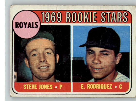 1969 Topps Baseball #049 Royals Rookie Stars VG-EX Variation 339196