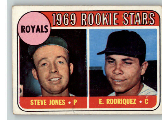 1969 Topps Baseball #049 Royals Rookie Stars VG Variation 339207