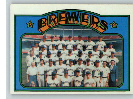 1972 Topps Baseball #106 Milwaukee Brewers Team EX-MT 340091