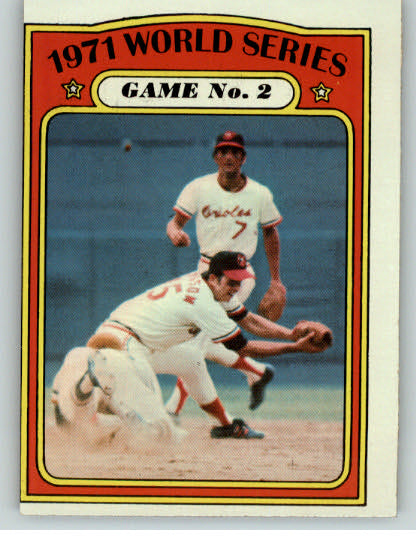 1972 Topps Baseball #224 World Series Game 2 VG-EX 340175
