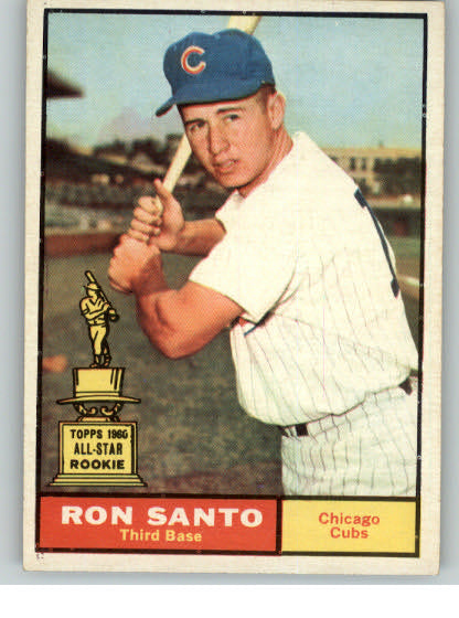 1961 Topps Baseball #035 Ron Santo Cubs NR-MT 340520