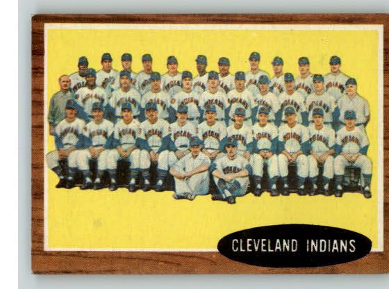 1962 Topps Baseball #537 Cleveland Indians Team NR-MT 340761
