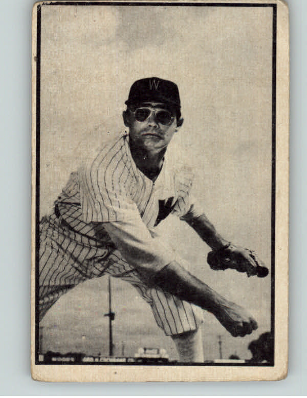 1953 Bowman Black & White Baseball #009 Walt Masterson Senators GD-VG 343723