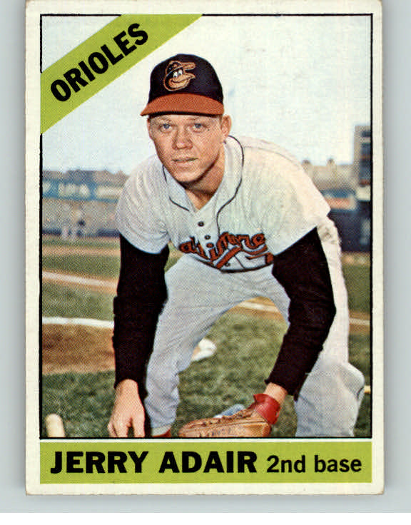1966 Topps Baseball #533 Jerry Adair Orioles EX-MT 344546