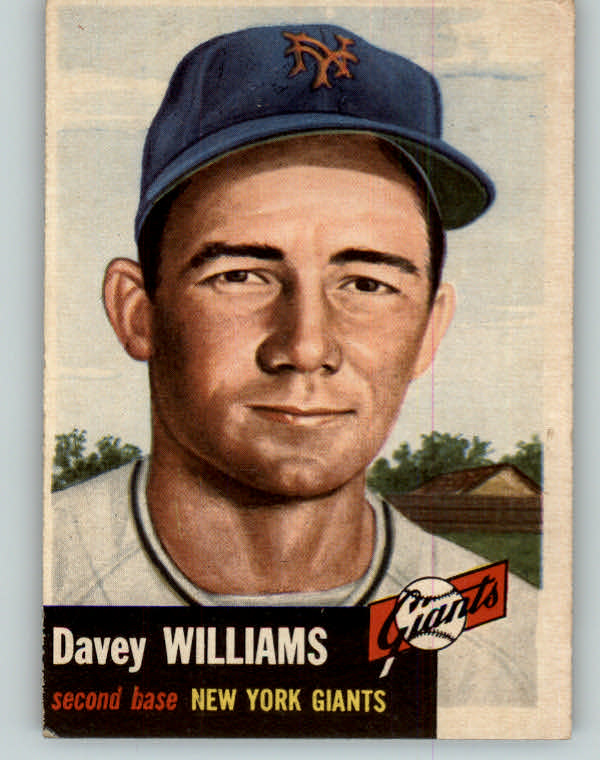 1953 Topps Baseball #120 Davey Williams Giants VG-EX 344986