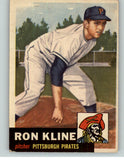 1953 Topps Baseball #175 Ron Kline Pirates VG-EX 345011