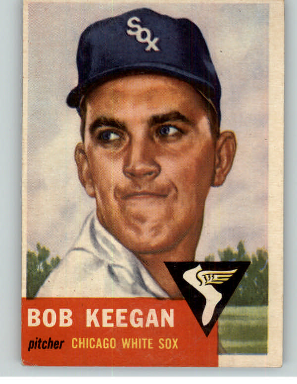 1953 Topps Baseball #196 Bob Keegan White Sox VG-EX 345015