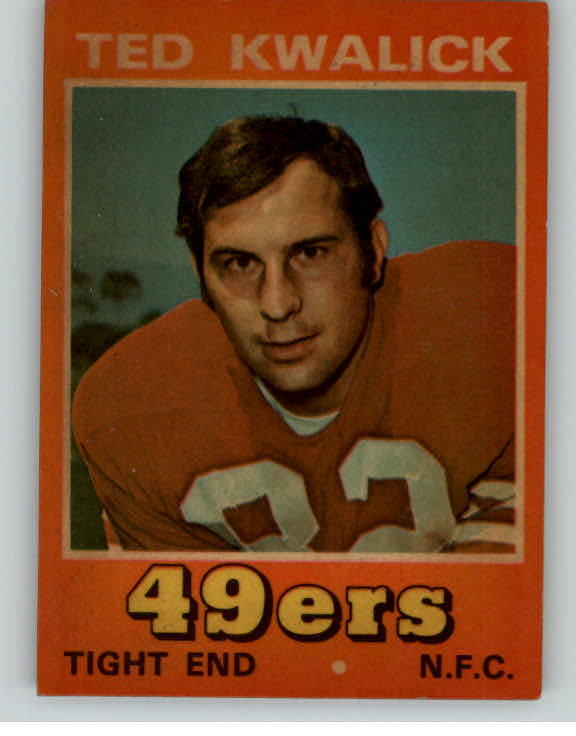 1974 Town Talk #013 Ted Kwalick 49ers EX 345498
