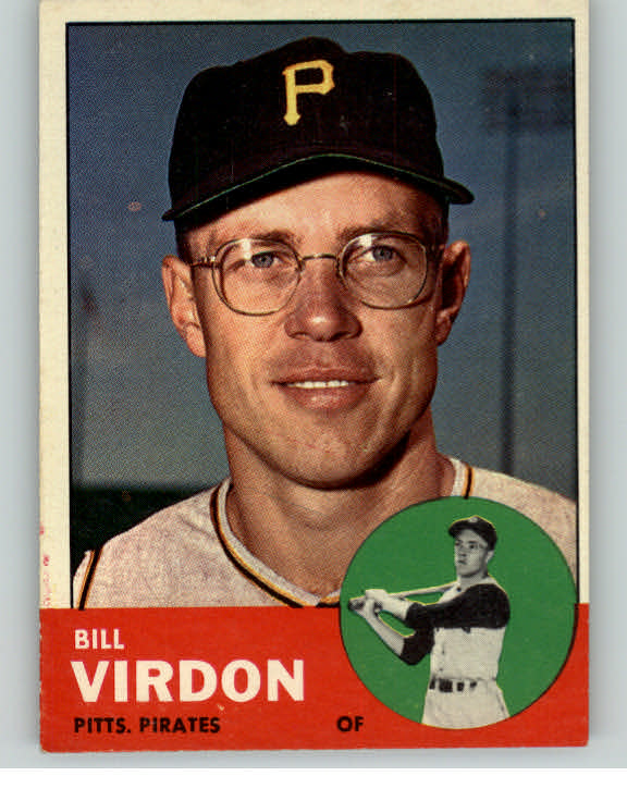 1963 Topps Baseball #055 Bill Virdon Pirates EX-MT 345752