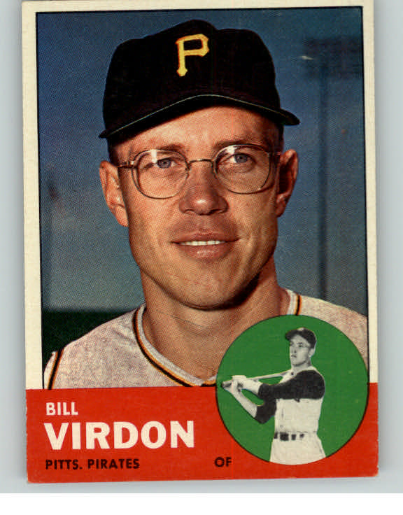 1963 Topps Baseball #055 Bill Virdon Pirates EX-MT 345822