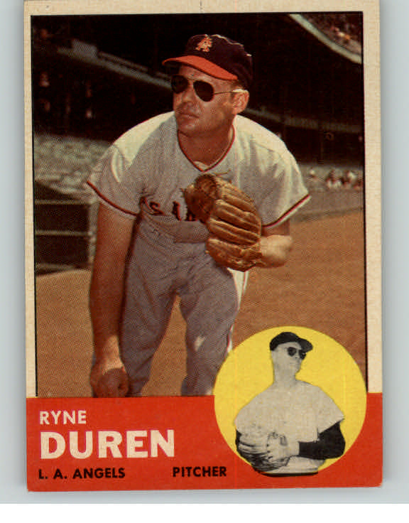 1963 Topps Baseball #017 Ryne Duren Angels EX-MT 345823