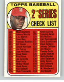 1969 Topps Baseball #107 Checklist 2 Bob Gibson EX-MT 345854