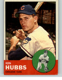 1963 Topps Baseball #015 Ken Hubbs Cubs VG-EX 345995