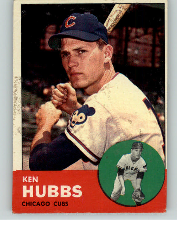 1963 Topps Baseball #015 Ken Hubbs Cubs VG-EX 346047