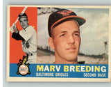 1960 Topps Baseball #525 Marv Breeding Orioles EX-MT 346867