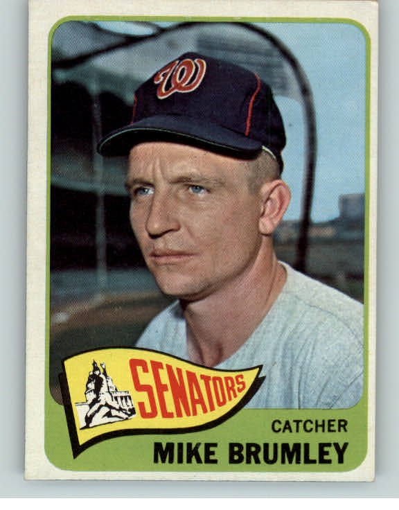 1965 Topps Baseball #523 Mike Brumley Senators EX-MT 346912