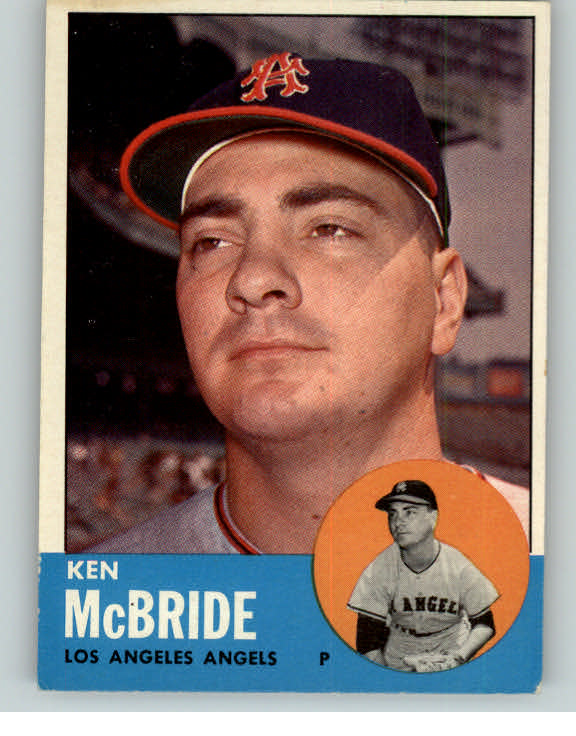 1963 Topps Baseball #510 Ken McBride Angels EX 347023