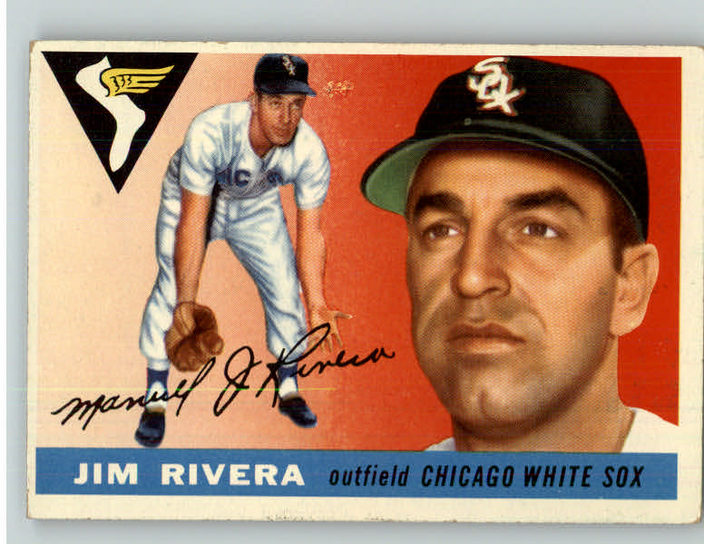 1955 Topps Baseball #058 Jim Rivera White Sox EX 347367