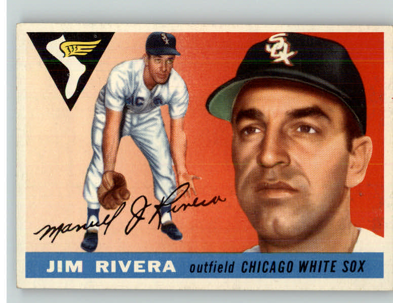 1955 Topps Baseball #058 Jim Rivera White Sox EX 347448