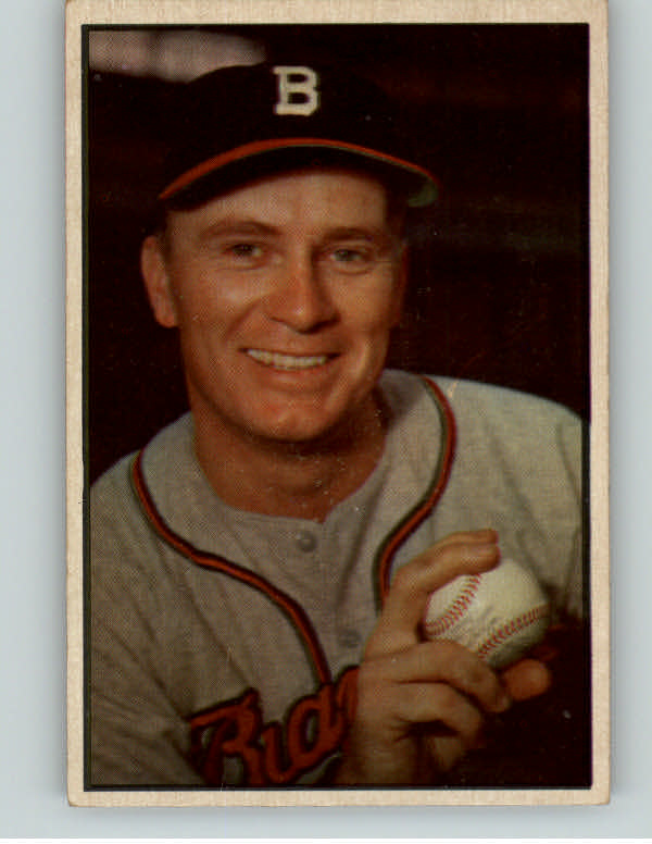1953 Bowman Color Baseball #037 Jim Wilson Braves EX-MT 347672