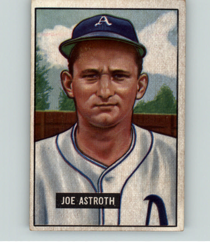 1951 Bowman Baseball #298 Joe Astroth A's EX-MT 348467