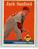 1958 Topps Baseball #264 Jack Sanford Phillies NR-MT 349188