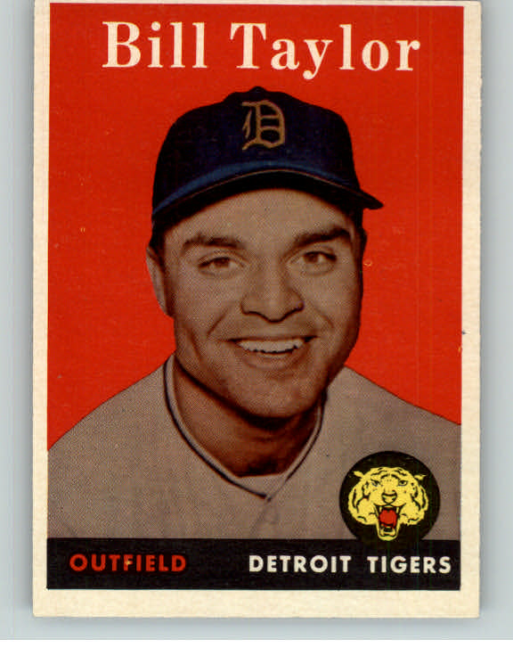 1958 Topps Baseball #389 Bill Taylor Tigers EX-MT 349504