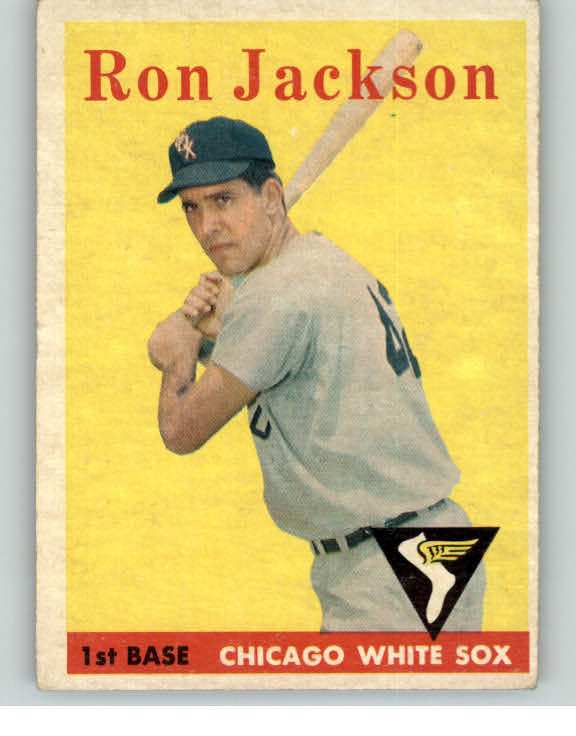 1958 Topps Baseball #026 Ron Jackson White Sox EX 349550